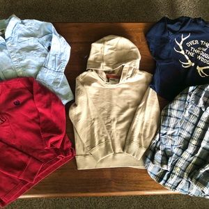LOT 4T Baby Gap/Chaps/ON/Oshkosh Button downs & Pullovers
